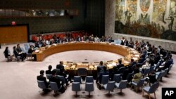 지난해 9월 뉴욕 유엔본부에서 북한 관련 안보리 회의가 열렸다. (자료사진)