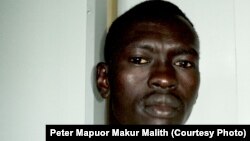 Good News Radio program manager Peter Mapuor Makur Malith was suspended after the radio station was shut down for three days. 