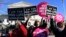 FILE - Protesters on both sides of the abortion issue gather outside the Supreme Court in Washington, Jan. 19, 2018, during the March for Life. The march falls each year around the anniversary of the 1973 Roe v. Wade decision that recognized a legal right to abortion and intends to pressure Congress and the White House to limit legal access to the procedure.