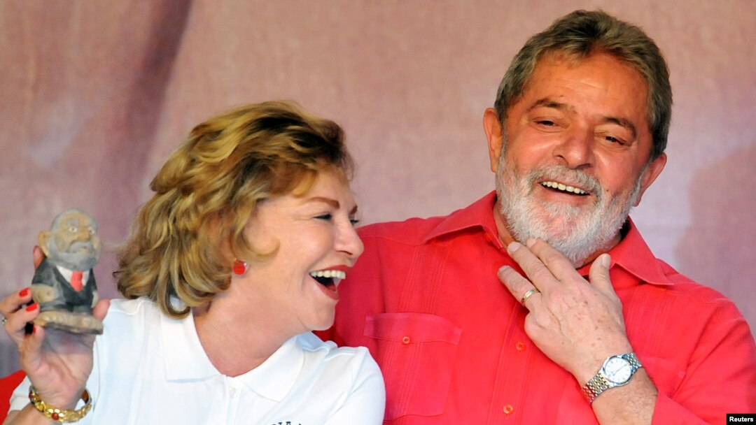 Lula da Silva e esposa Marisa Silva