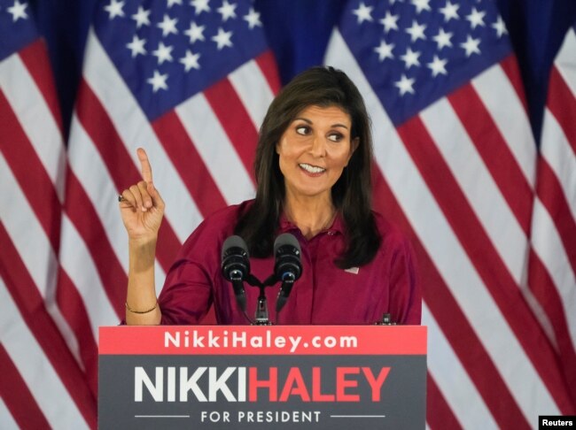 Eski BM elçisi Haley bundan sonraki ön seçimlerde "yeni nesil muhafazakarlara oy verilmesi" çağrısında bulundu.