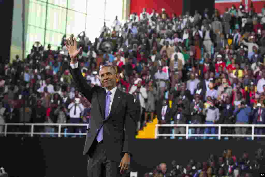 Obama oo khudbad u jeediyay dadka Kenya