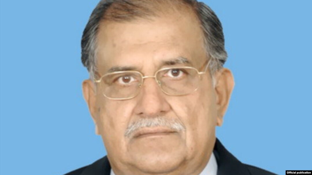 FILE - Riaz Hussain Pirzada, Federal Minister for Inter-provincial Coordination, Pakistan.