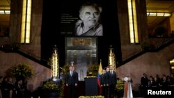 Ceremonies Honoring the Passing of Colombian Author Gabriel Garcia Marquez