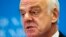 FILE - David Nabarro, special envoy of the U.N. secretary-general, is urging people not to become complacent in the battle against Ebola.