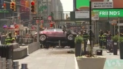 Une voiture renverse des piétons à Times Square à New York (vidéo)