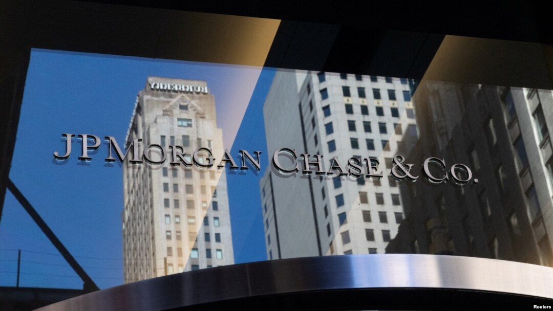  JPMorgan Chase Bankası'nın New York'taki merkez binasından bir kesit