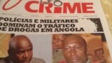 Capa do jornal angolano "O Crime"