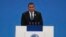 Jamaica's Prime Minister Andrew Holness delivers a speech at the opening ceremony of the China International Import Expo in Shanghai on Tuesday, Nov. 5, 2019. The sprawling import fair into its second year is meant to demonstrate China's willingness…