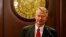 FILE - Idaho Gov. Brad Little talks to reporters at the State Capitol building in Boise, Idaho, Jan. 3, 2020.