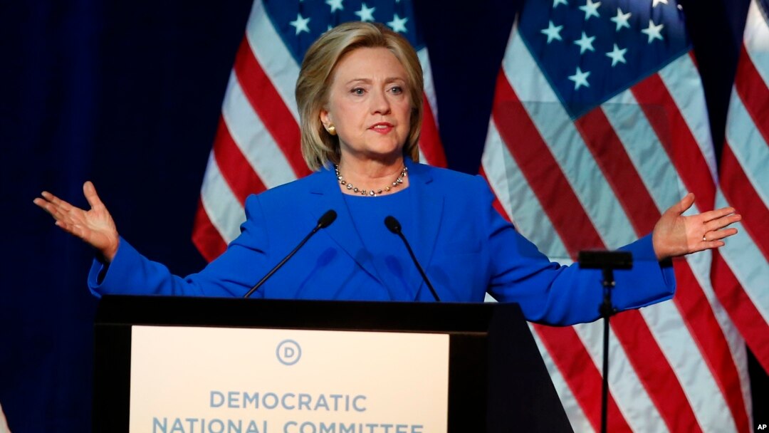 Bà Hillary Clinton.