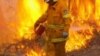 Australia Firefighters Battle Hot, Windy Conditions