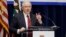Bộ trưởng Tư pháp Jeff Sessions phát biểu tại lễ kỷ niệm lần thứ 26 Ngày Luật Thi hành Luật pháp tại Sacramento, California, ngày 7/3/2018, 