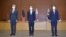 AQSh, Yaponiya va Janubiy Koreya rasmiylari uch tomonlama muloqot o'tkazmoqda, Tokio, Yaponiya, 2021-yil, 14-sentabr