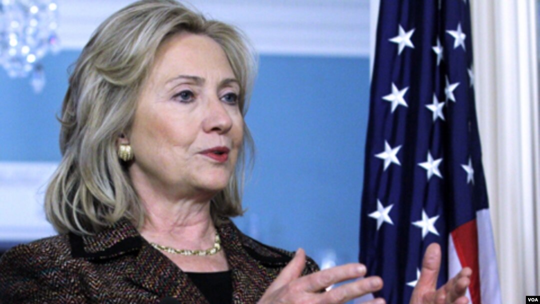 Clinton destacó que un informe de Human Rights Watch sobre Siria, coincide con el emitido por el departamento de Estado.
