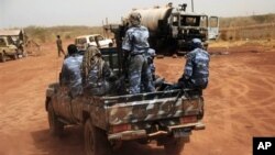 Sudanese armed forces at the oil-rich border town of Heglig, South Kordofan state, April 2012 file photo.