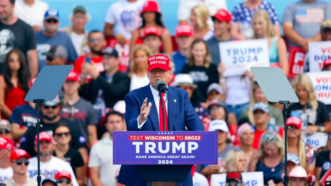 Bivši predsjednik Donald Tramp na skupu u Viskonsinu (Foto: AP/Jeffrey Phelps)