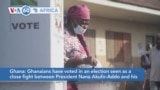 VOA60 Africa - Voters in Ghana are going to the polls today