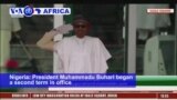 VOA60 Africa - Nigerian President Buhari Sworn In for 2nd Term