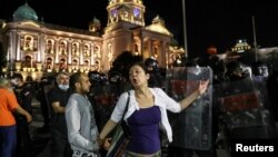 Protesti u Beogradu, 7. jul 2020. (Foto: Reuters/Marko Đurica)