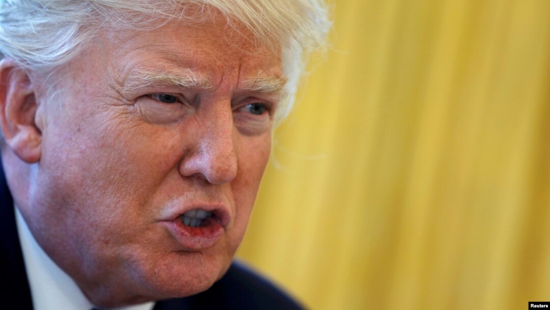 U.S. President Donald Trump is interviewed by Reuters in the Oval Office at the White House in Washington, Feb. 23, 2017. 