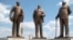 북한이 보츠와나 수도 가보로네에 세운 'Three Dikogsi Monument'. 보츠와나 독립에 기여한 세 부족 지도자의 동상으로 지난 2005년 공개됐다.
