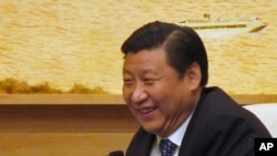 2007年10月习近平在中共17大上