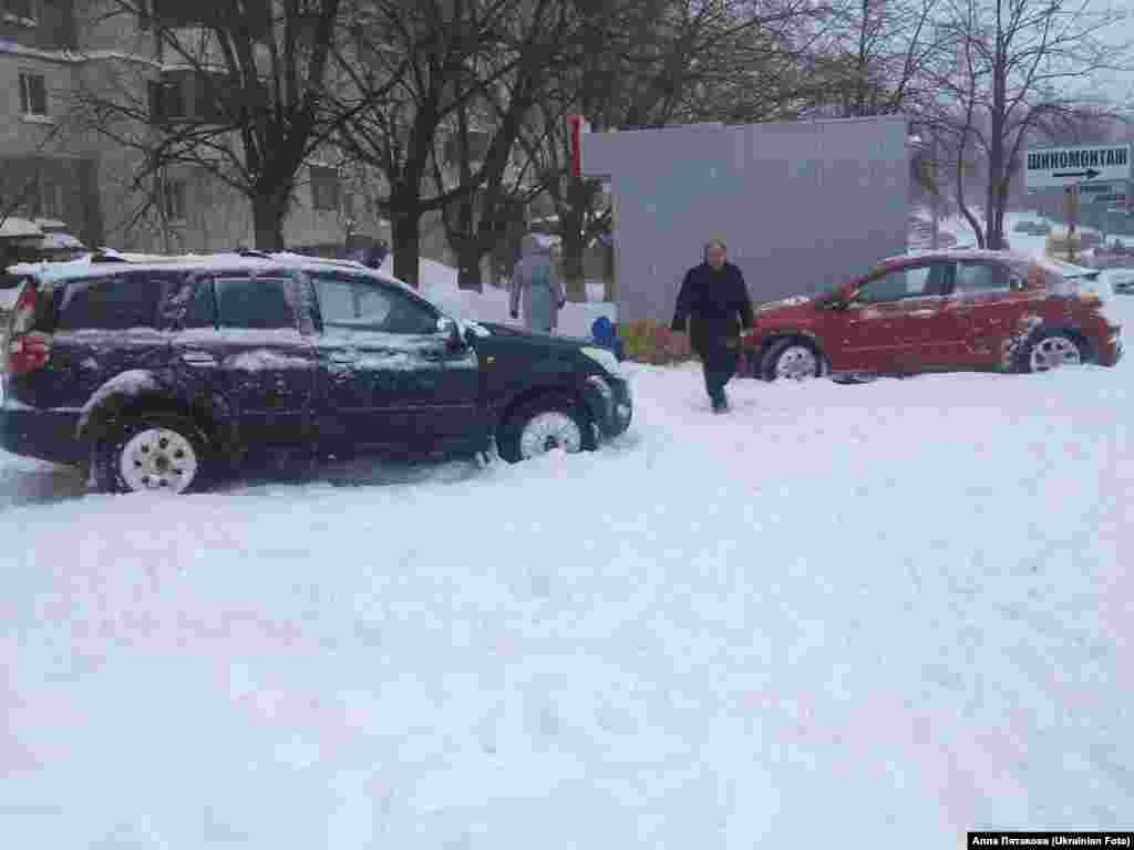 Снігопокаліпсис у Києві. Березень