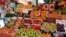 Fruits are displayed for sale at al-Shaalan market a day before the fasting month of Ramadan in Damascus, July 9, 2013. 
