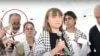 تصویر منتشر شده از فعالان ناوگان «صمود» در حساب رسمی اسرائیل به فارسی