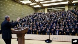 Recep Tayyip Erdogan à Ankara, le 4 novembre 2015. (Kayhan Ozer, Presidential Press Service, via AP)