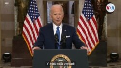 Biden además acusó al expresidente de “difundir una red de mentiras”