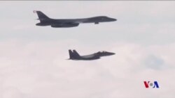 Amerîka bi Bombeavêjên B -1B Pyongyang Ditirsîne