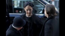 Singer Celine Dion Attends Funeral of Late Husband and Manager, Rene Angelil