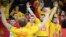 Macedonian supporters Handball Champinship Zagreb Croatia