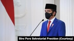 Presiden Joko Widodo merekam pidato untuk Sidang Umum PBB, Rabu, 23 September 2020. (Foto: Biro Pers Sekretariat Presiden)