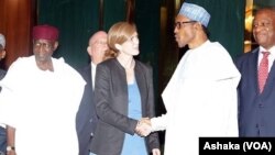 Jakadiyar Amurka A Majalisar Dinkin Duniya Na Ganawa Da Shugaba Buhari 