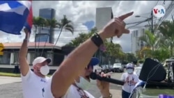 Manifestaciones de cubanos en Costa Rica