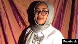 Nabra Hassanen, remaja putri Muslim 17 tahun yang meninggal akibat dipukul dengan tongkat bisbol di Sterling, Virginia (foto: Facebook). 