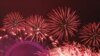 آتش بازی کے شاندار مظاہروں سے نئے سال کا خیرمقدم