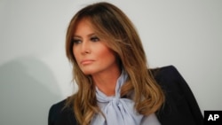 La primera dama Melania Trump dijo que espera aprender sobre los problemas que enfrentan los niños que viven en el continente africano. 