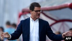 Fabio Capello lors du match Russie-Biélorussie à Moscou, le 7 juin 2015