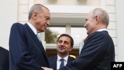 Թուրքիայի նախագահ Ռ. Էրդողանը և ՌԴ նախագահ Վ. Պուտինը