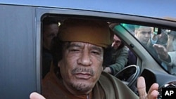 Libyan leader Moammar Gadhafi (April 2011 file photo)