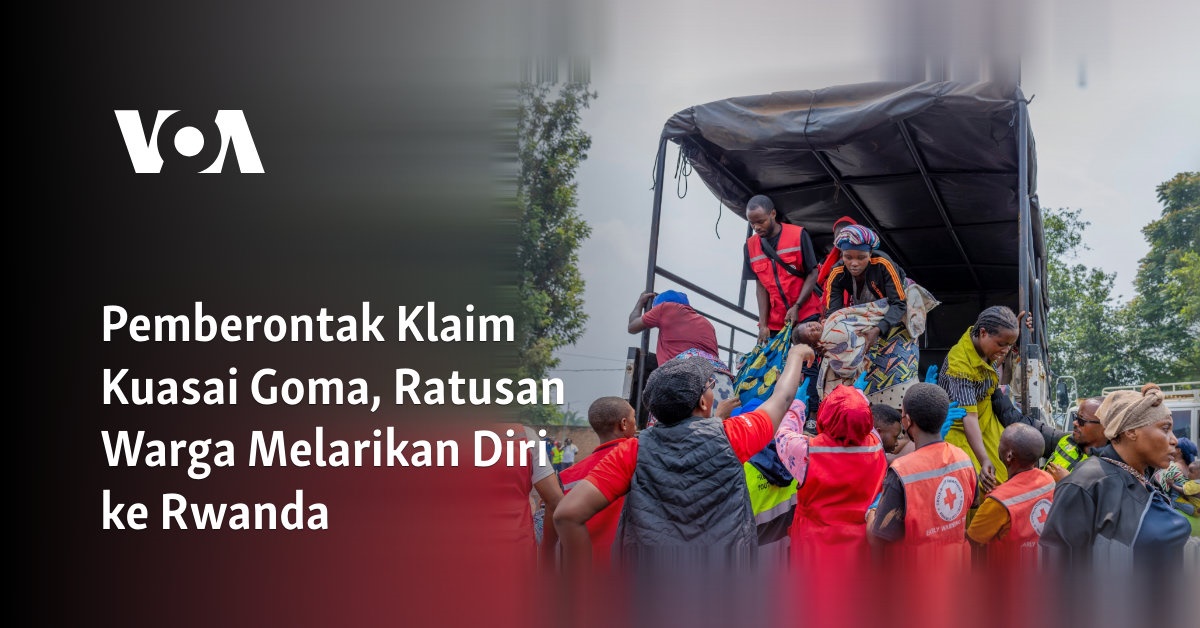 Pemberontak Klaim Kuasai Goma, Ratusan Warga Melarikan Diri ke Rwanda