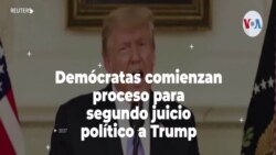 Demócratas comienzan proceso para segundo juicio político a Trump