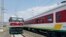 Locomotives for the new Ethiopia to Djibouti electric railway system sit outside a train station on the outskirts of Addis Ababa. Sept. 24, 2016, 