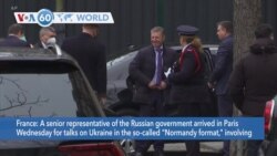 VOA60 World - Russia, Ukraine, Germany and France holding talks in Paris amid tensions