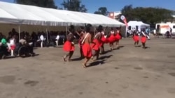 Iqembu Labaculi leKing George Dance Group Lihlabela Ngosuku Lwe World Blood Donor Day