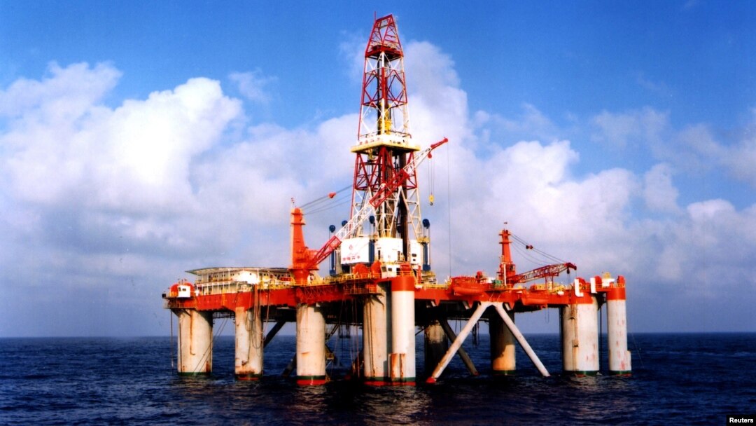 Giàn khoan dầu của công ty Dầu khí Hải Dương Trung Quốc CNOOC.